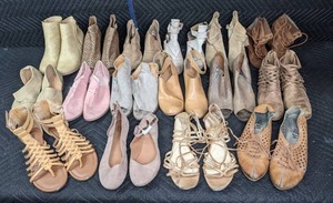 lot 159 image: (16) Pairs of Womens Size 8.5-9 Lucky Brand, Ana and More Shoes, Ankle Boots and Sandals B