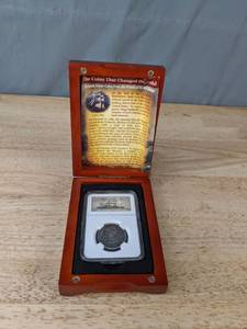 lot 1 image: NGC Certified Spanish 1783 MO FF Mexico 2 Reales Silver Coins from the El Cazador Shipwreck B