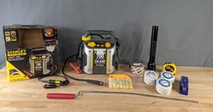 lot 178 image: Stanley Fat Max Jumpit 700A and Household Maintenance Items K