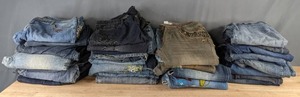 lot 30 image: Assortment of Denim Jeans in Various Sizes K