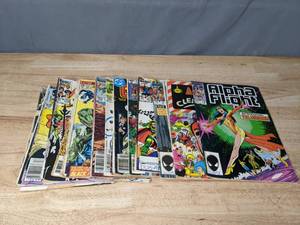 lot 210 image: A Collection of DC and Marvel Comic Books Including Avengers, Daredevil, The Black Panther, Starman, Ghosts, Batmans Detective Comic and More  K