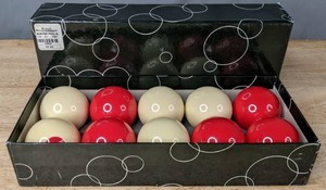 lot 47 image: Set of 10 Bumper Pool Balls  S