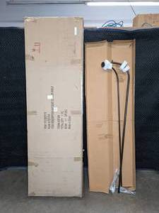 lot 74 image: Antique Corner Shelf in Box and 60-108L Curtain Rod  B