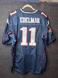 lot 62 image: New Nike Julian Edelman NFL New England Patriots 11 Football Jersey Mens 48 XL H