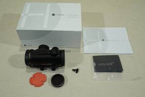 lot 27 image: Hawke Vantage Red Dot 1 x 30 9-11mm Rail Rifle Sight
