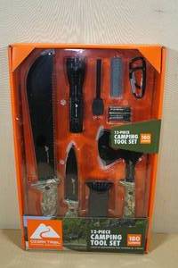 lot 59 image: Ozark Trail 12-Piece Camping Tool Set