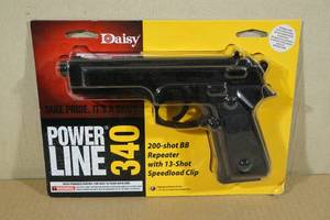 lot 82 image: Daisy Power Line 340 BB Repeater Pistol