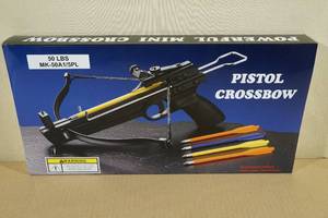lot 83 image: Pistol Grip Mini Crossbow Kit - 50lbs