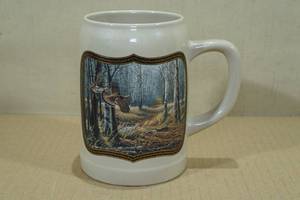 lot 86 image: Terry Redlin Old Loggers Trail Hadley Collection Ruffled Grouse Tankard