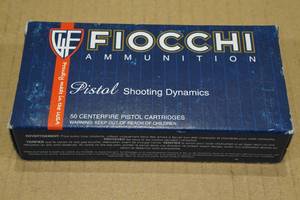 lot 105 image: 50 Fiocchi .40 S&W 170 Gr FMJ Ammo