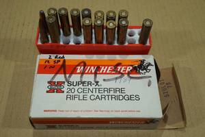 lot 115 image: 14 Mixed .30-06 Sprg Ammo - 2 Red Tip, 12 SP