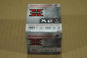 lot 120 image: 25 Winchester Super-X .410 Gauge 3 6 Steel Shot Shotshells