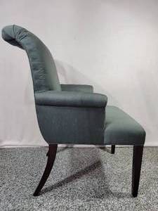 lot 27 image: Nice looking  sleek contemporary armchair.
