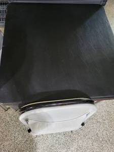 lot 48 image: Lot of 5 Folding Card Tables and 4 Folding Chairs.