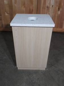 22x19x36 TrashCan Cabinet.  Commercial Grade