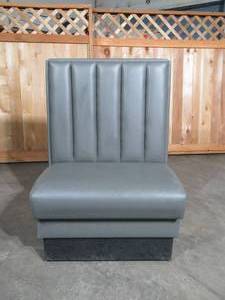 31x25.5x43 Single Booth Bench - Quality