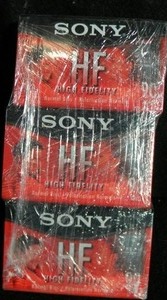 Sealed Sony High Fidelity Tapes