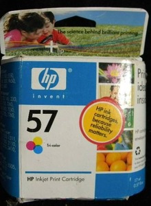 Hp 57 C6657AN Tri-Color Inkjet Print Cartridge