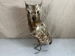 New Handmade Recycled Metal Owl