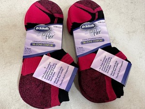 6 New Pairs Dr. Scholls For Her Cushioned Socks