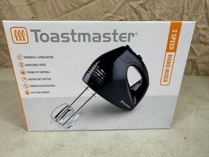 New Toastmaster 5 Speed Hand Mixer