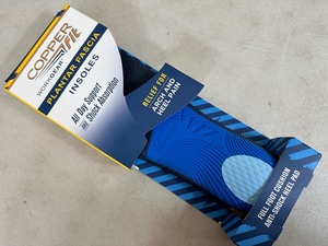 New Pair of Copper Fit Support Insoles