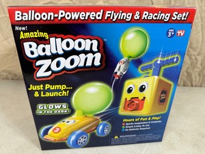 New Balloon Zoom Flying and Racing Toy Set