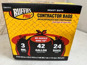 New Box of Contractor Grade Trash Bags