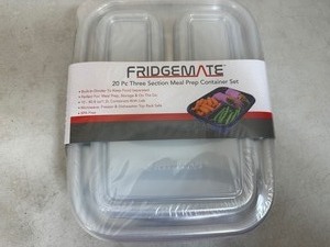 New 20 pc Food Storage Meal Prep Storage Container Set