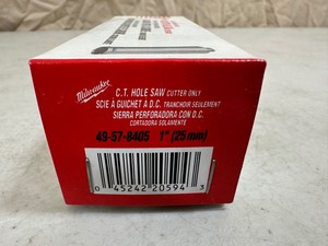 New Milwaukee Carbide Tooth Hole Saw 1 inch