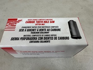 New Milwaukee Carbide Tooth Hole Saw 1 14 inch