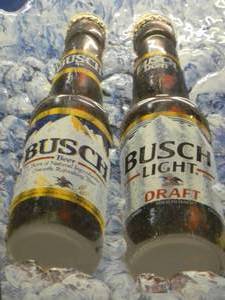 lot 36 image: RARE - VINTAGE 1991 ANHAUSER BUSCH - BUSCH & BUSCH LIGHT LIGHTED BEER SIGN - NICE - WORKS - AWESOME PIECE - APPROX 20W 32H 6D - SEE PICTURES