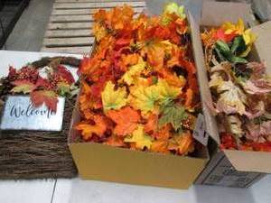 Faux Fall Flowers & Dcor...