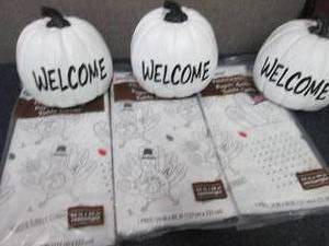 3 Thanksgiving Activity Table Cloth...
