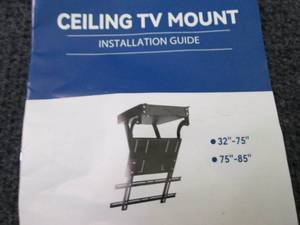 Ceiling TV Mount open box...