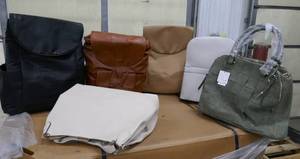 lot 16 image: 6 New Purses and Backpacks all different