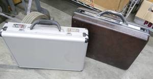 lot 106 image: 2 briefcases one is a Samsonite