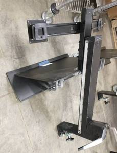 lot 212 image: Ergotron SitStand elevating stand with Double monitor mount