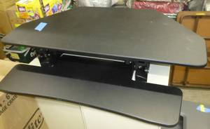 lot 233 image: Flexispot Sit Stand elevating stand 40 wide x 30 deep x 6 tall