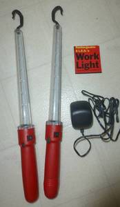 lot 245 image: 2 Craftsman rechargeable work lights - tested and working