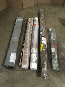 lot 4 image: Mix Lot of assorted Rugs, Various Models and Sizes, Review all pictures