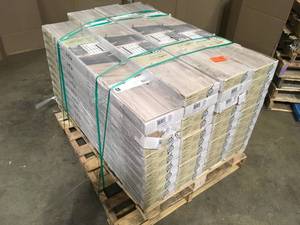 lot 12 image: TrafficMaster Lakeshore Pecan Stone 7mm T x 7.64 in. W Laminate Wood Flooring (24.17 sq.ftCase) 39 cases, Review all pictures
