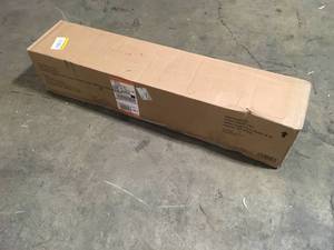 lot 14 image: Top Rated Black Metal Queen Bed Frame with Steel Slats (60 in W. X 14 in H.), Open Box, Review all pictures