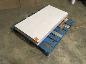 lot 9 image: EMSER TILE BB Concrete Mist 23.5 in. x 47.09 in. Matte Concrete Look Porcelain Floor and Wall Tile (15.372 sq. ft.Case) 14 cases, Review all pictures