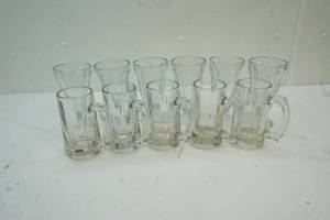 lot 17 image: glass mugs, malt glasses