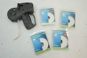 lot 111 image: monarch 1131 pricing gun, labels