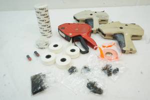 lot 112 image: Primark price gun, labels