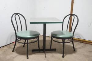 lot 156 image: chairs, table