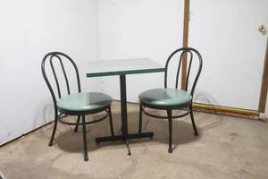 lot 158 image: chairs, table