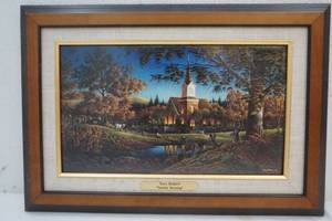lot 176 image: Terry Redlin Sunday Morning print